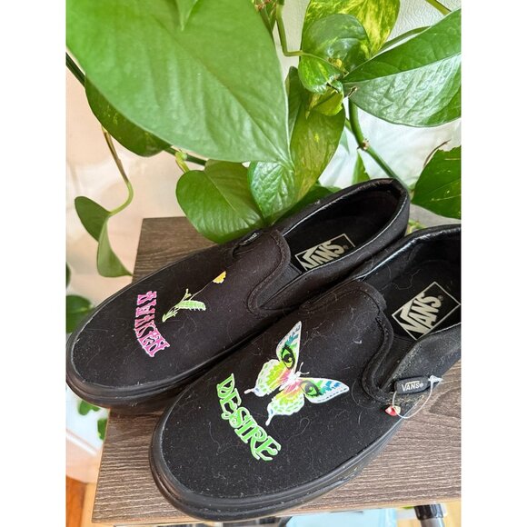 VANS women’s size 8.5 / men’s size 7 DESIRE platform flats - Picture 2 of 10